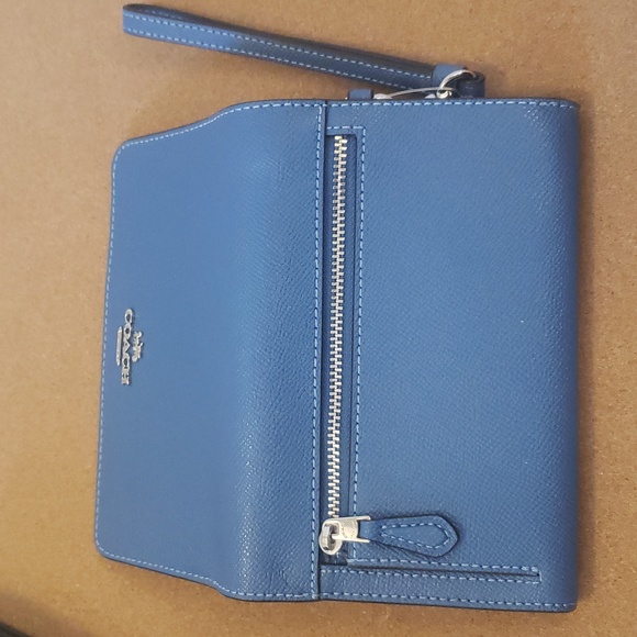 NEW Blue Coach Wallet - Picture 4 of 7